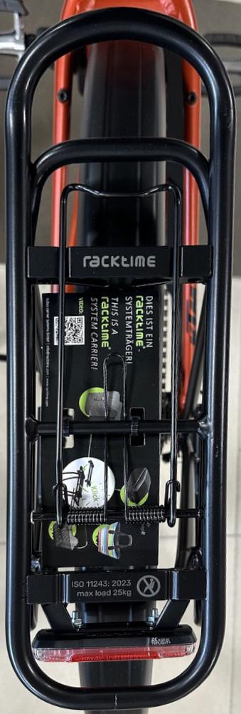 Racktime Snap-it 1.0 rendszerű kerékpáros csomagtartó