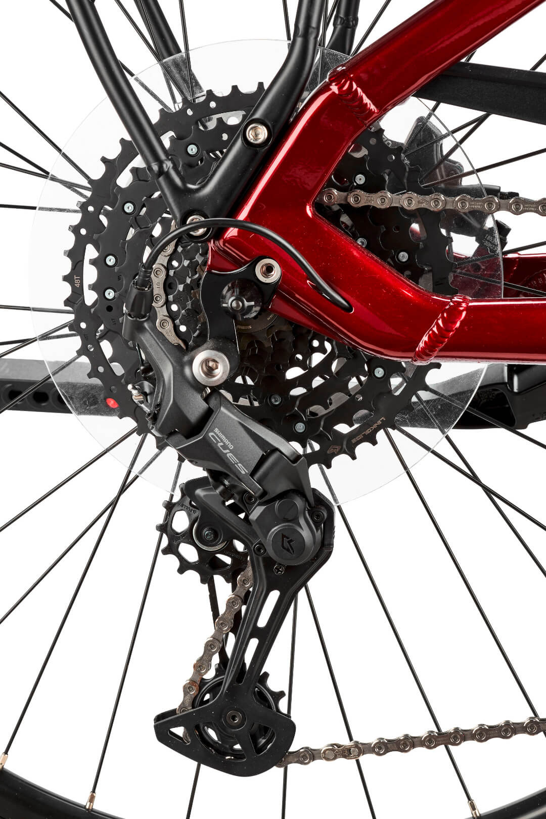 Shimano Cues láncváltó közelről