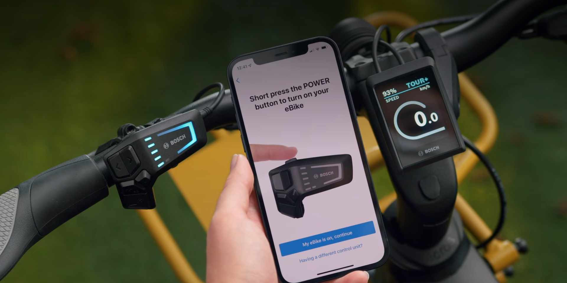 Bosch eBike Flow sikeres párosítása egy elektromos kerékpárral