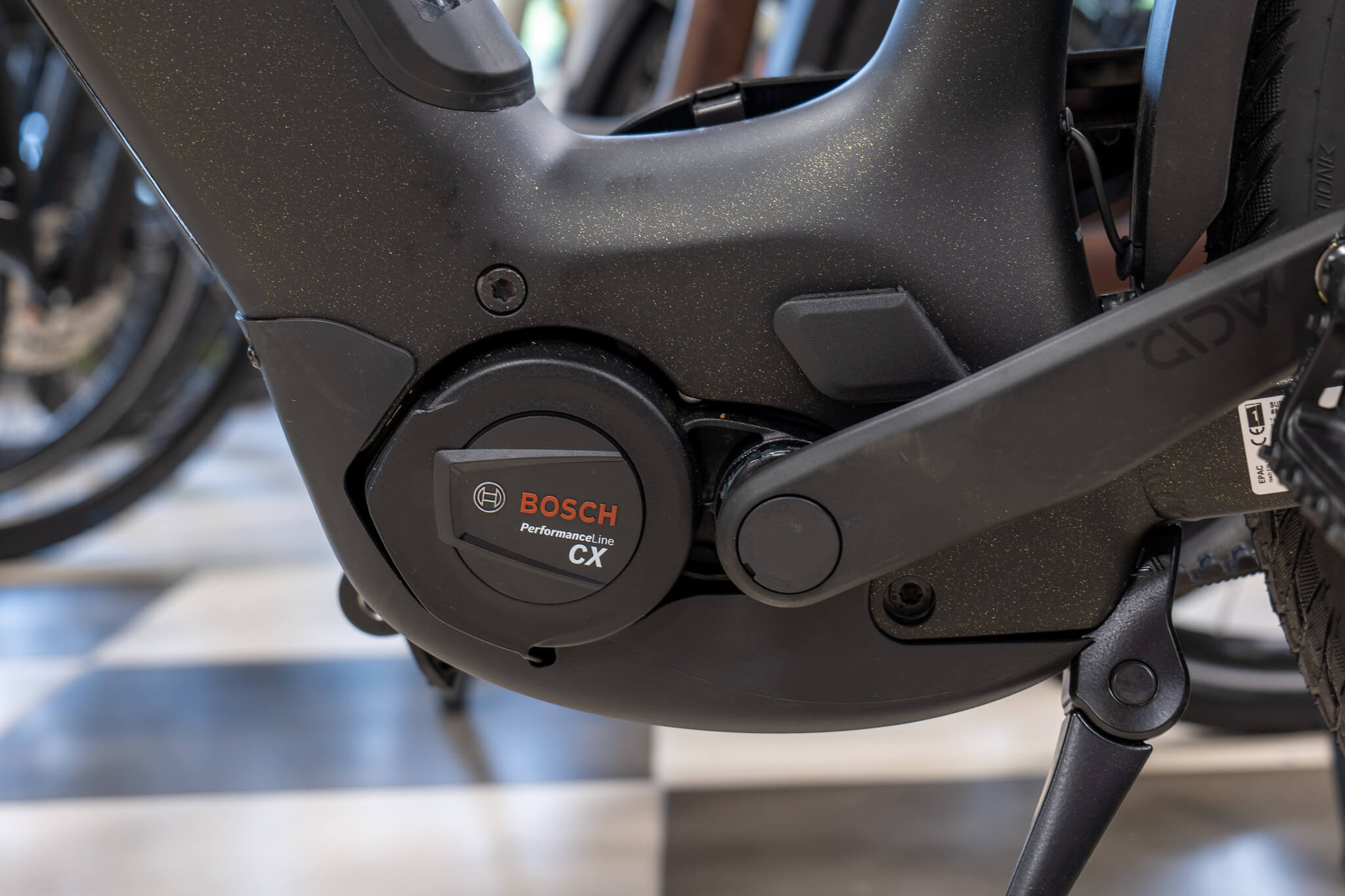 Bosch CX motor közelről