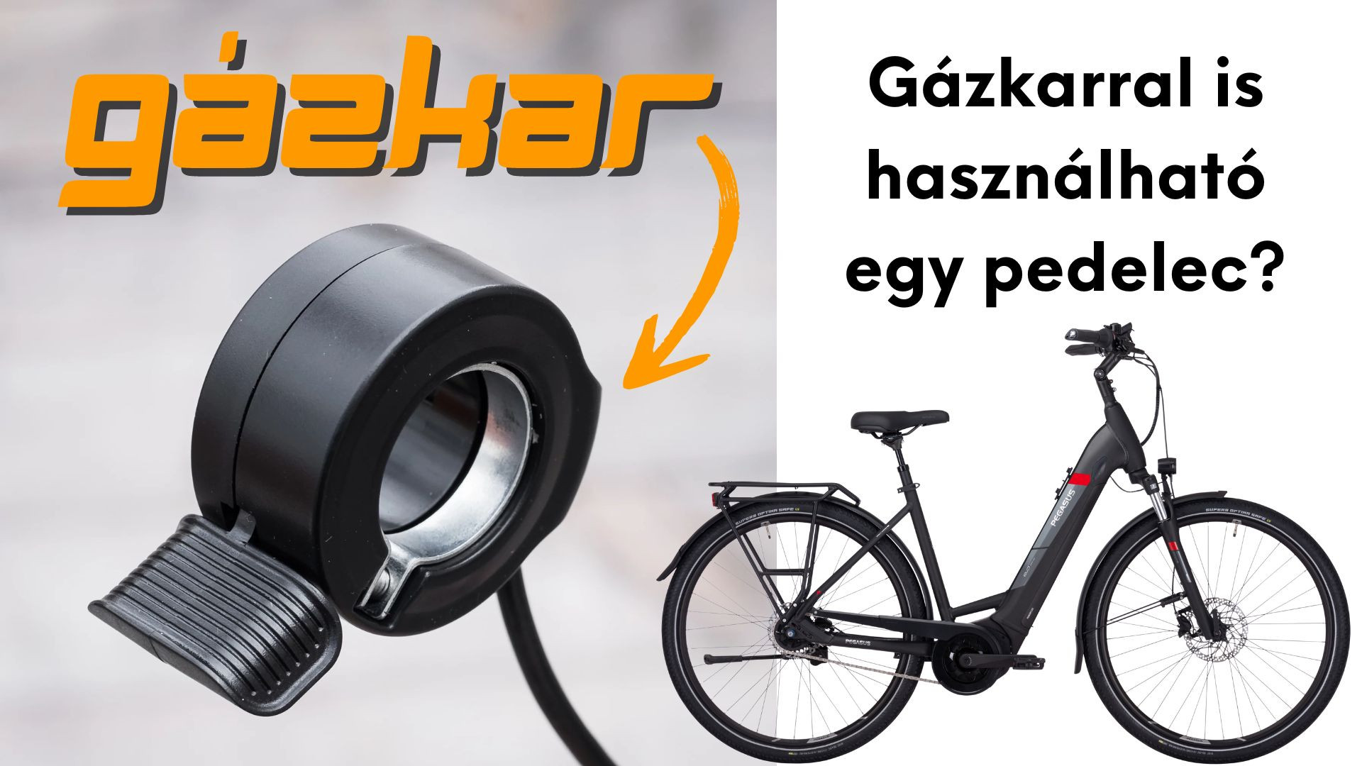 Elektromos kerékpár gázkar – pedelec és gázkaros ebike összehasonlítás
