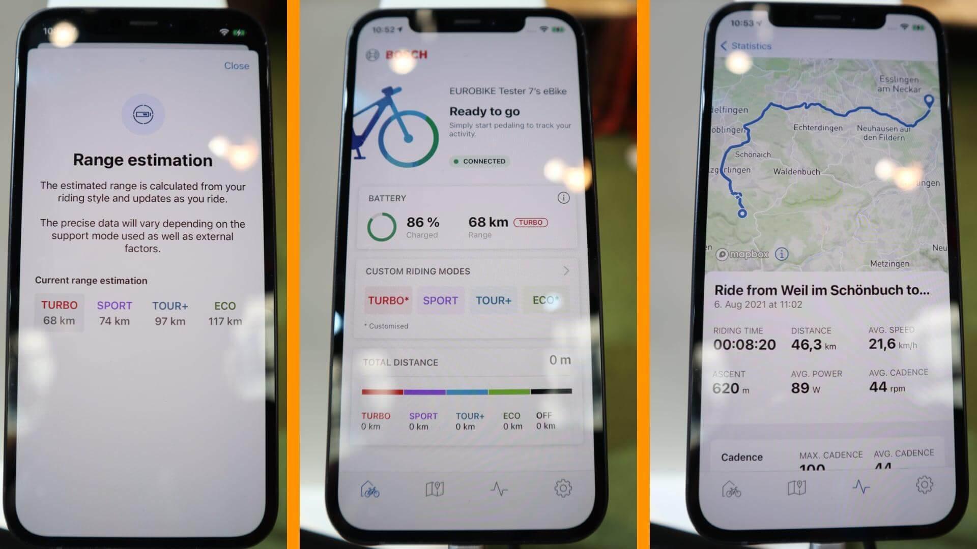 Bosch eflow applikáció fő funkciók