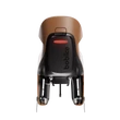 Gyerekülés Bobike hátsó EXCLUSIVE EVOLVE maxi, kerékpár csomagtartóra szerelhető, fahéj barna