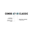Acid Combo A7-IB Classic ezüst kerékpár pedál