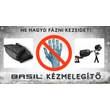 Basil kerékpáros műbőr kézmelegítő, fekete
