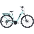 PEGASUS Solero E8 Plus elektromos kerékpár komfort vázzal celeste green színben
