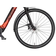 KTM Macina Sport SX 10 elektromos kerékpár narancs színben férfi vázzal