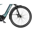KTM Macina Style 810 elektromos kerékpár türkiz színben férfi vázzal