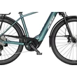 KTM Macina Style 810 elektromos kerékpár türkiz színben férfi vázzal