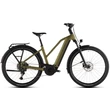 Cube Touring Hybrid Pro 800 elektromos kerékpár túrázáshoz női vázzal arany színben