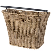 Első kosár Basil Bremen Rattan Look, kormányadapter NÉLKÜL, barna