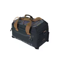Basil csomagtartó táska Miles Trunkbag, Universal Bridge rendszerű, fekete szürke