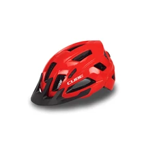 Fejvédő CUBE STEEP glossy red, L méret
