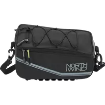Northwind Pure csomagtartós táska, fekete, MonkeyLoad-T rendszer