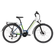 LOVELEC Teraka Low Step elektromos kerékpár (630Wh, fehér-kék szín)