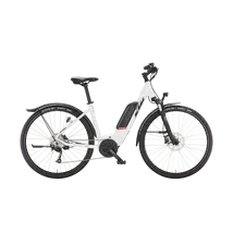 KTM Macina Cross P510 Street elektromos kerékpár unisex komfort vázzal fehér színben
