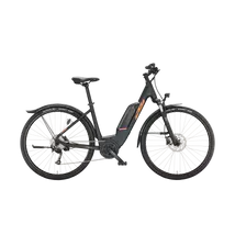 KTM Macina Cross P510 Street elektromos kerékpár unisex komfort vázzal fekete színben