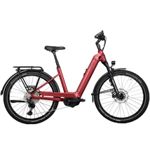Kettler Quadriga Town and Country Comp 750 SUV ebike komfort vázzal, bordó színben
