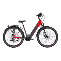 LOVELEC Triago Low Step elektromos kerékpár (576Wh, piros szín)