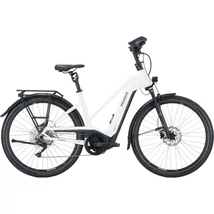 Pegasus Premio Evo 10 Lite Comfort női vázas trekking elektromos kerékpár fehér színben