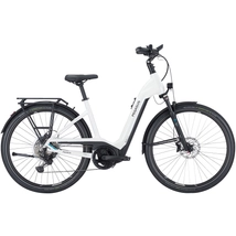 Pegasus Premio Evo 11 Lite elektromos kerékpár unisex komfort vázzal, fehér színben