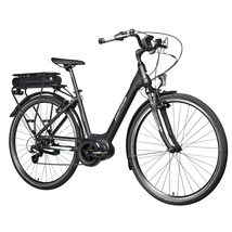 GEPIDA Crisia Altus 7 elektromos kerékpár (450Wh, fekete szín)