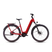 Cube Kathmandu Hybrid Comfort Pro 800 elektromos kerékpár unisex komfort vázzal piros színben