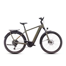 CUBE Kathmandu Hybrid Pro 800 elektromos kerékpár férfi vázzal dustyolive&#039;n&#039;gold színben (barna)