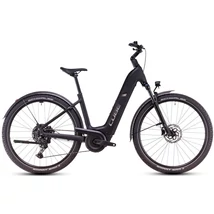 CUBE Nuride Hybrid Pro 600 Allroad elektromos kerékpár komfort vázzal fekete színben