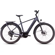 Cube Touring Hybrid Pro 625 elektromos kerékpár túrázáshoz férfi vázzal metallicgrey&#039;n&#039;chrome színben