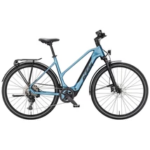 KTM Macina Sport SX 20 elektromos kerékpár női vázzal kék színben