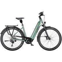KTM Macina Style 820 elektromos kerékpár komfort vázzal zöld színben