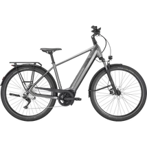 PEGASUS Premio Evo 10 elektromos kerékpár férfi vázzal króm fekete színben