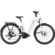 PEGASUS Premio Evo FS 10 Lite elektromos kerékpár komfort vázzal fehér színben