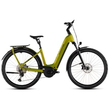 CUBE Kathmandu Hybrid Pro 800 elektromos kerékpár komfort vázzal zöld színben