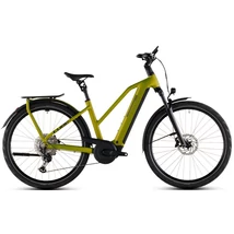 CUBE Kathmandu Hybrid Pro 800 elektromos kerékpár női vázzal zöld színben