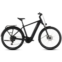 Cube Touring Hybrid ONE 600 elektromos kerékpár férfi vázzal fekete színben