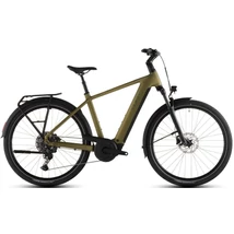 Cube Touring Hybrid Pro 800 elektromos kerékpár túrázáshoz férfi vázzal arany színben