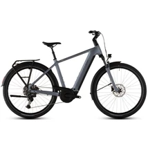 Cube Touring Hybrid Pro 800 elektromos kerékpár túrázáshoz férfi vázzal szürke színben