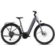 Cube Touring Hybrid Pro 800 elektromos kerékpár túrázáshoz komfort vázzal szürke színben