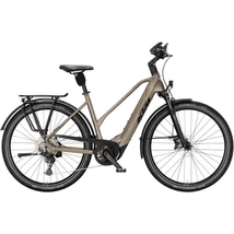 KTM Macina Style 830 elektromos kerékpár női vázzal barna színben