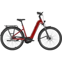 PEGASUS Premio Evo 5F Belt elektromos kerékpár komfort vázzal piros (fire red) színben
