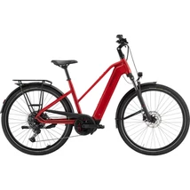 PEGASUS Solero Evo 10 elektromos kerékpár komfort vázzal piros színben