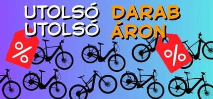 Utolsó darab, utolsó áron - ebike akció