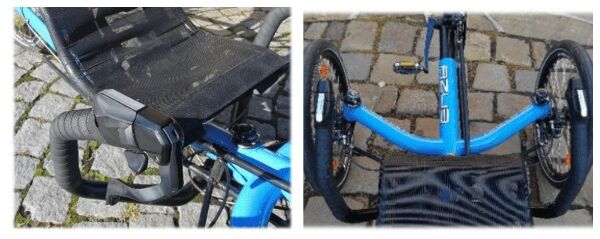 Shimano Metrea 2x11 szett egy Azub fekvőkerékpáron