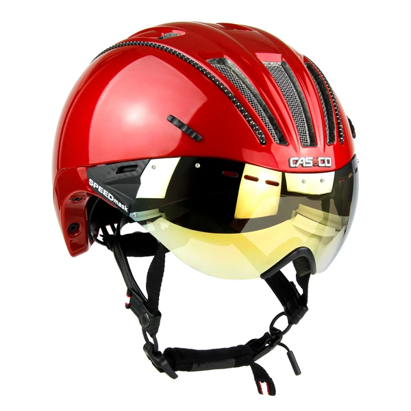 Casco Roadster Plus Piros, lencsével