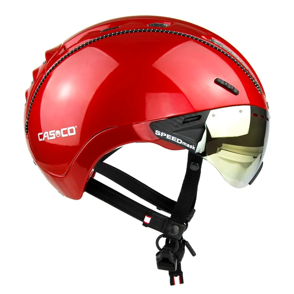 Casco Roadster Plus Piros, lencsével