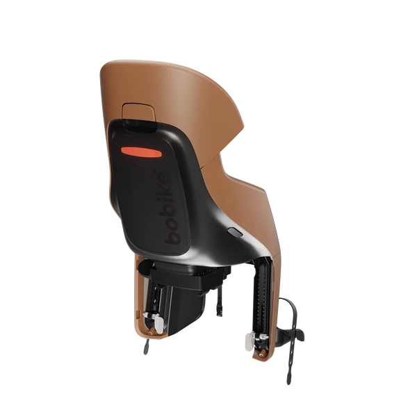 Gyerekülés Bobike hátsó EXCLUSIVE EVOLVE maxi, kerékpár csomagtartóra szerelhető, fahéj barna