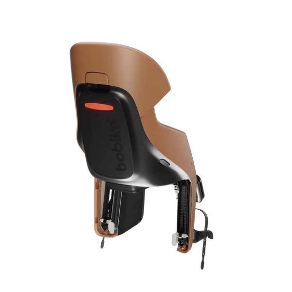 Gyerekülés Bobike hátsó EXCLUSIVE EVOLVE maxi, kerékpár vázra szerelhető, fahéj barna