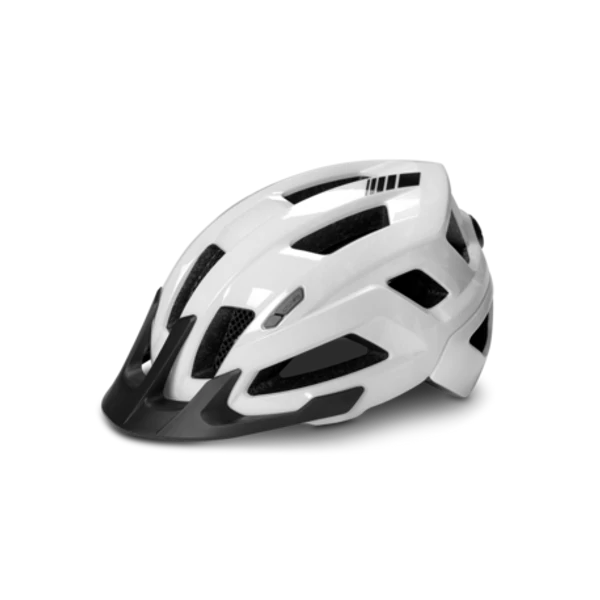 Fejvédő CUBE STEEP glossy white, M méret